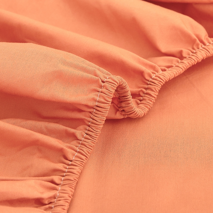 91家纺网 家纺一手货源 找家纺 DoDo 兜兜 2025新款全棉纯棉水洗棉学生三件套【可定做尺寸】    北辰-桔