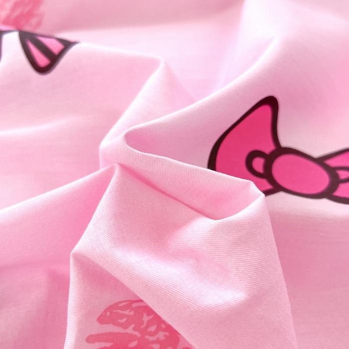 91家纺网 家纺一手货源 找家纺 暮思家居 2025新款三丽鸥授权全棉少女印花系列学生宿舍三件套四件套 开心凯蒂