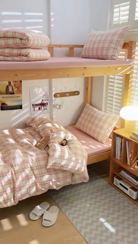 91家纺网 家纺一手货源 找家纺 DoDo 兜兜 2025新款全棉纯棉水洗棉学生三件套【可定做尺寸】    曼达-粉