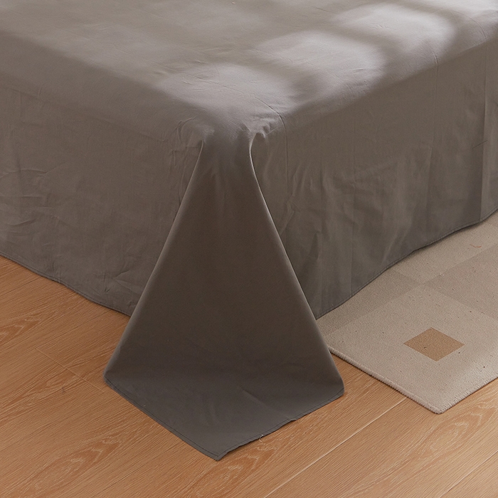 91家纺网 家纺一手货源 找家纺 DoDo 兜兜 2025新款全棉纯棉水洗棉四件套【可定做尺寸】 北辰-灰