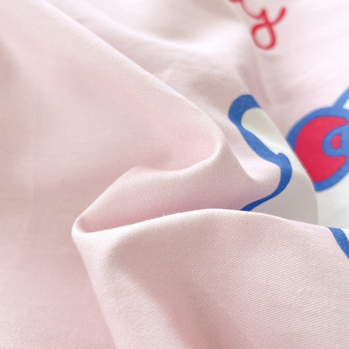 91家纺网 家纺一手货源 找家纺 暮思家居 2025新款三丽鸥授权全棉少女印花系列学生宿舍三件套四件套 kt和熊