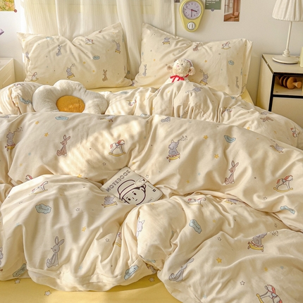 91家纺网 家纺一手货源 找家纺 （总）耀悦家纺 2025新款13070全棉印花四件套