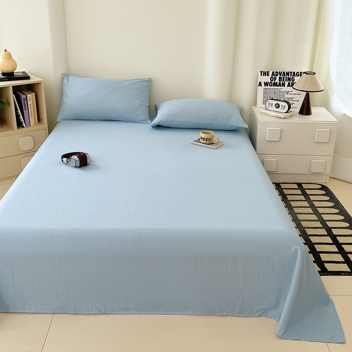 91家纺网 家纺一手货源 找家纺 （总）卡迪熊家纺2025新款木m双层纱床单