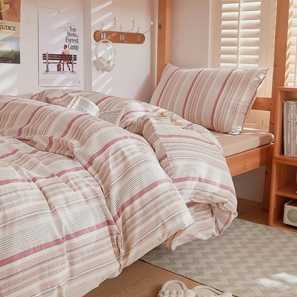 91家纺网 家纺一手货源 找家纺 （总）DoDo 兜兜 2025新款全棉纯棉水洗棉学生三件套【可定做尺寸】   