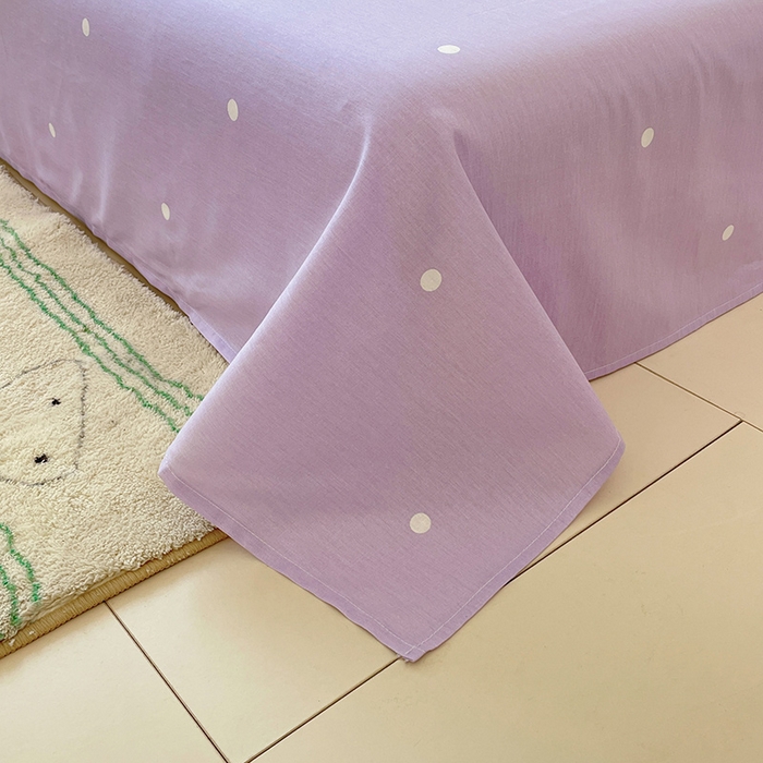 91家纺网 家纺一手货源 找家纺 蓝邻家纺 2025年新款三丽鸥正版授权全棉印花四件套系列-大床图 格子库洛米