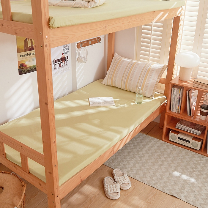 91家纺网 家纺一手货源 找家纺 DoDo 兜兜 2025新款全棉纯棉水洗棉学生三件套【可定做尺寸】    米拉-黄