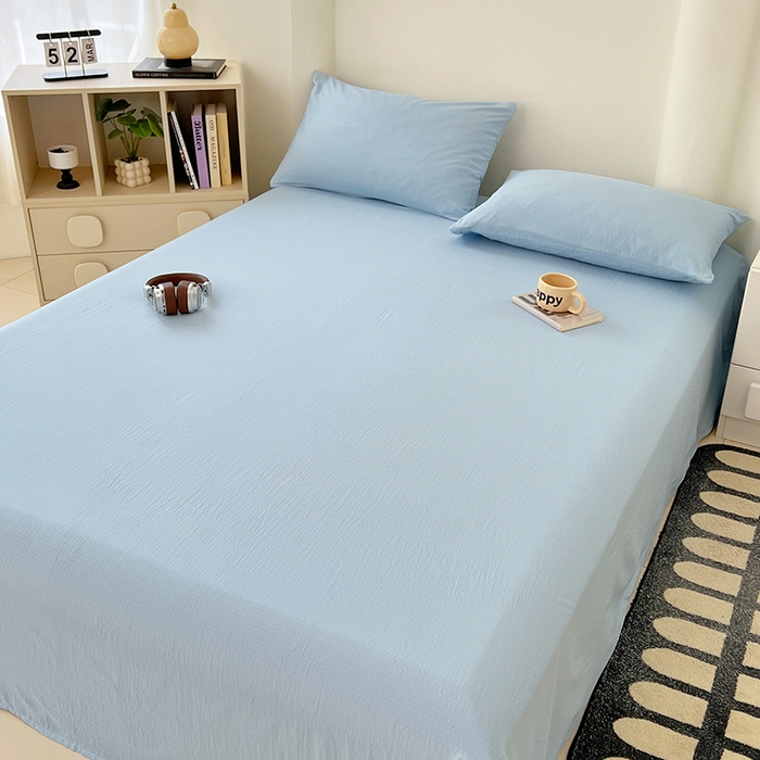 91家纺网 家纺一手货源 找家纺 （总）彩韵家纺 2025新款木m双层纱床单