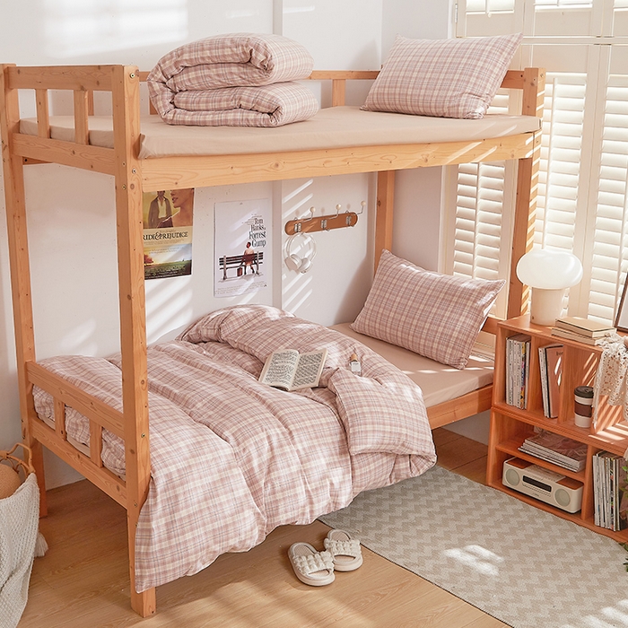 91家纺网 家纺一手货源 找家纺 DoDo 兜兜 2025新款全棉纯棉水洗棉学生三件套【可定做尺寸】    星空-咖