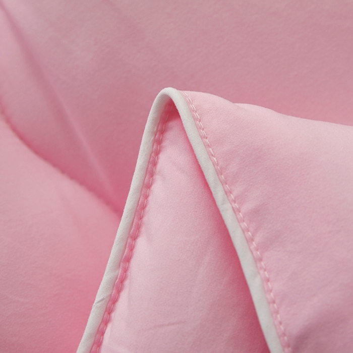 91家纺网 家纺一手货源 找家纺 喜糯糯 2025年新款春秋蛋白棉加厚款被子被芯四季被子被芯直播供货 樱花粉