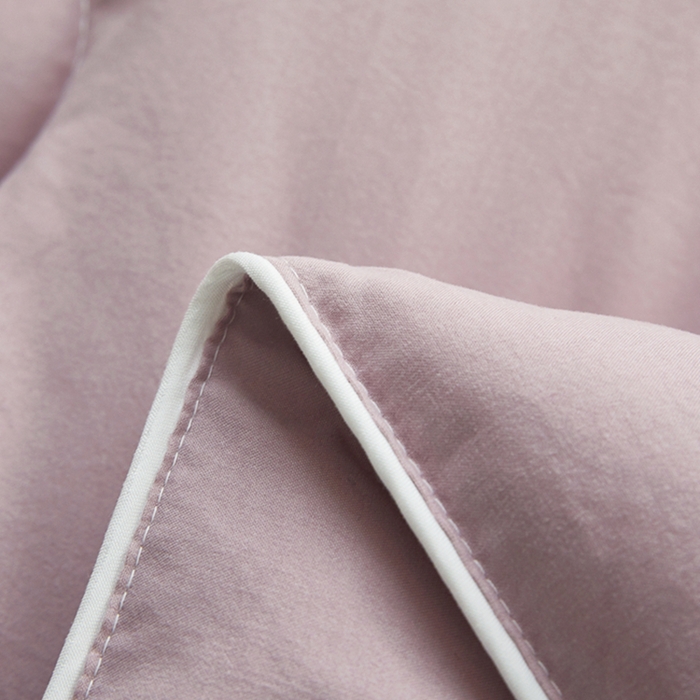 91家纺网 家纺一手货源 找家纺 喜糯糯 2025年新款春秋蛋白棉加厚款被子被芯四季被子被芯直播供货 香芋紫