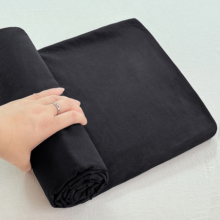 卡迪熊家纺2025新款水洗m床单 耀夜黑