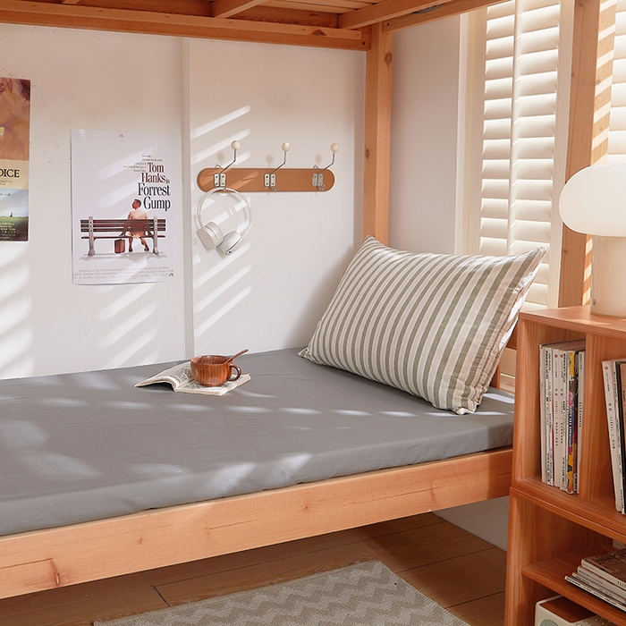 91家纺网 家纺一手货源 找家纺 DoDo 兜兜 2025新款全棉纯棉水洗棉学生三件套【可定做尺寸】    北辰-灰