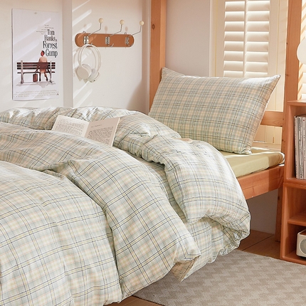 DoDo 兜兜 2025新款全棉纯棉水洗棉学生三件套【可定做尺寸】    星空-绿