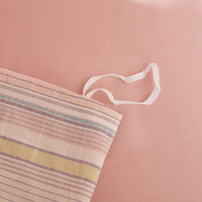 91家纺网 家纺一手货源 找家纺 DoDo 兜兜 2025新款全棉纯棉水洗棉学生三件套【可定做尺寸】    米拉-粉