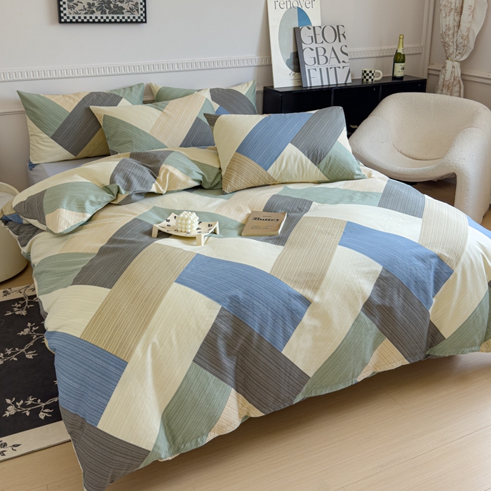 91家纺网 家纺一手货源 找家纺 （总）耀悦家纺 2025新款13070全棉印花四件套