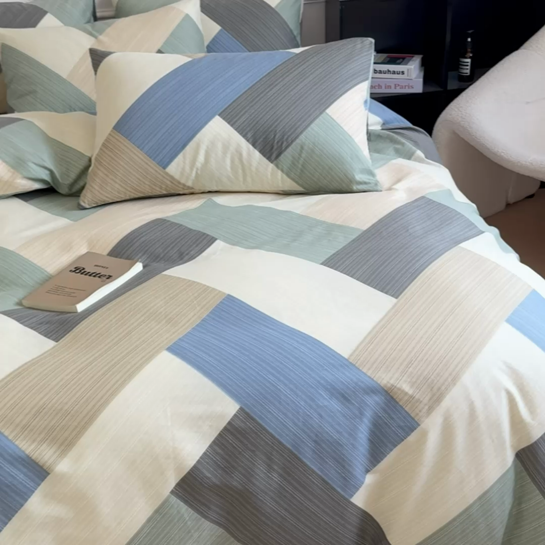 91家纺网 家纺一手货源 找家纺 （总）耀悦家纺 2025新款13070全棉印花四件套