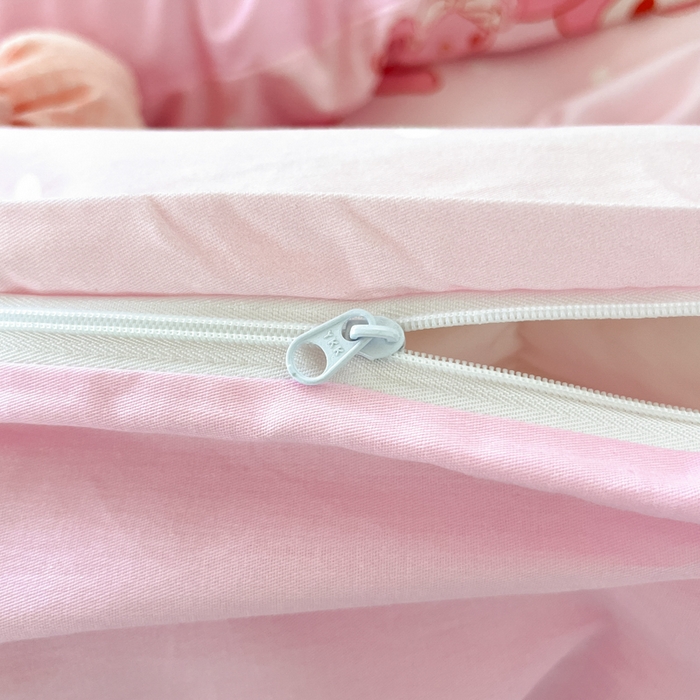 91家纺网 家纺一手货源 找家纺 暮思家居 2025新款三丽鸥授权全棉少女印花系列学生宿舍三件套四件套 蝴蝶结美乐蒂