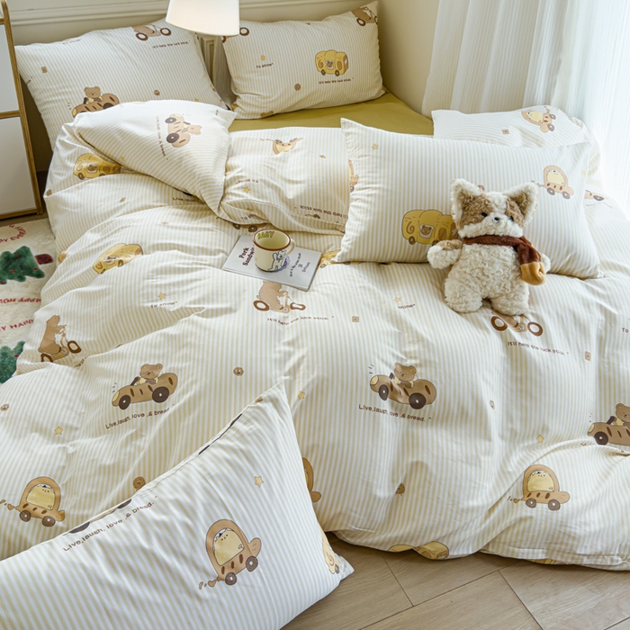 91家纺网 家纺一手货源 找家纺 耀悦家纺 2025新款13070全棉印花四件套 周末