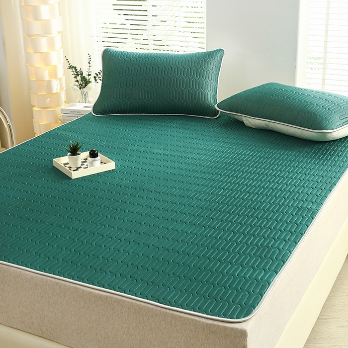 91家纺网 家纺一手货源 找家纺 （总）天之悦家纺 2025记忆棉冰丝凉席三件套0.4家用学生宿舍可机洗水洗凉席套件