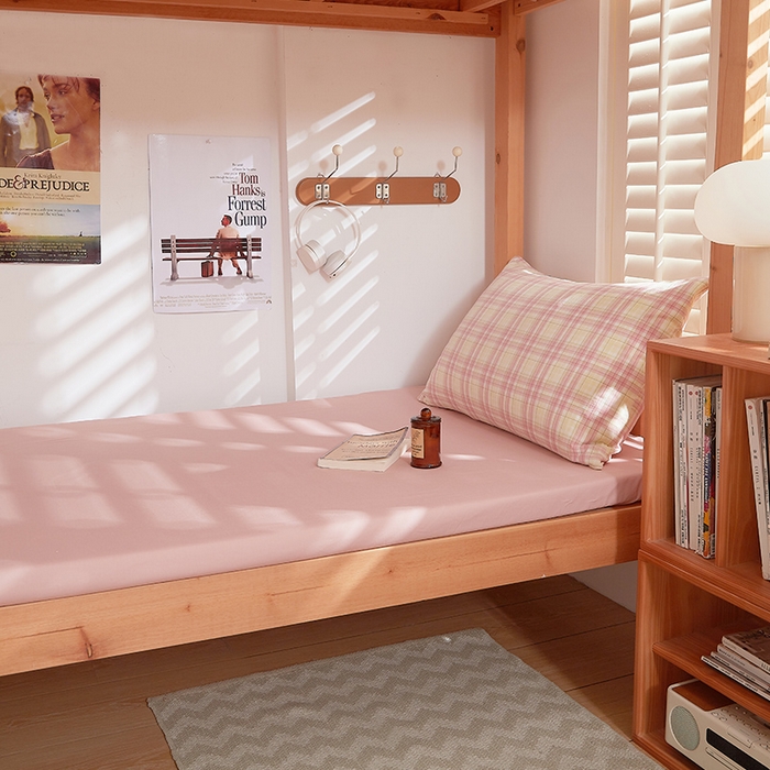 91家纺网 家纺一手货源 找家纺 DoDo 兜兜 2025新款全棉纯棉水洗棉学生三件套【可定做尺寸】    曼达-粉