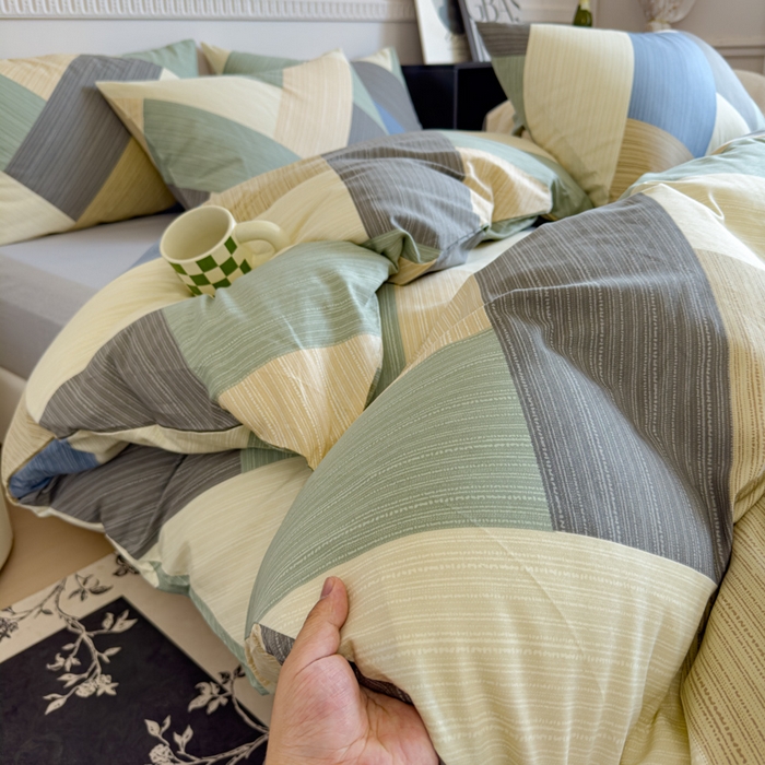 91家纺网 家纺一手货源 找家纺 （总）耀悦家纺 2025新款13070全棉印花四件套