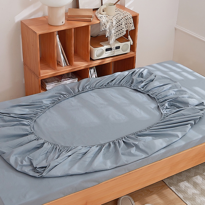 91家纺网 家纺一手货源 找家纺 DoDo 兜兜 2025新款全棉纯棉水洗棉学生三件套【可定做尺寸】    米雅-桔蓝