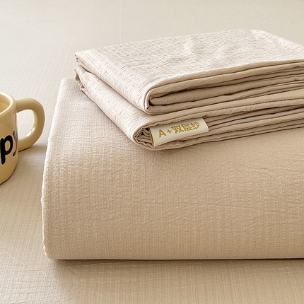 91家纺网 家纺一手货源 找家纺 （总）彩韵家纺 2025新款木m双层纱床单