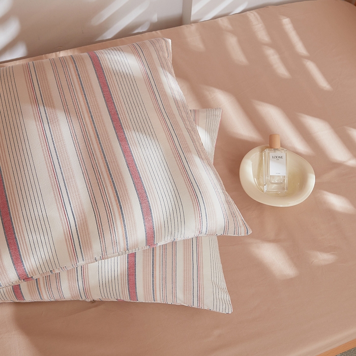 91家纺网 家纺一手货源 找家纺 DoDo 兜兜 2025新款全棉纯棉水洗棉学生三件套【可定做尺寸】    米拉-棕