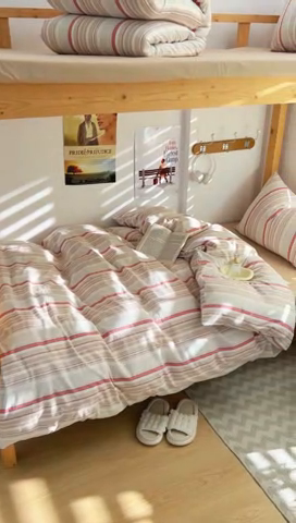 91家纺网 家纺一手货源 找家纺 DoDo 兜兜 2025新款全棉纯棉水洗棉学生三件套【可定做尺寸】    米拉-棕