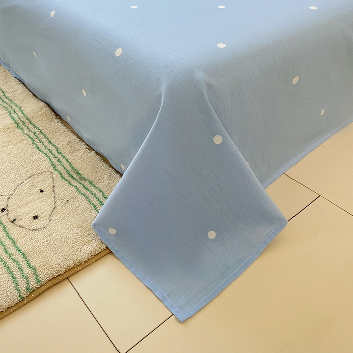 91家纺网 家纺一手货源 找家纺 蓝邻家纺 2025年新款三丽鸥正版授权全棉印花四件套系列-大床图 彩虹玉桂狗