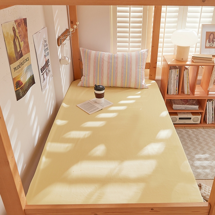 91家纺网 家纺一手货源 找家纺 DoDo 兜兜 2025新款全棉纯棉水洗棉学生三件套【可定做尺寸】    伊娃-黄蓝