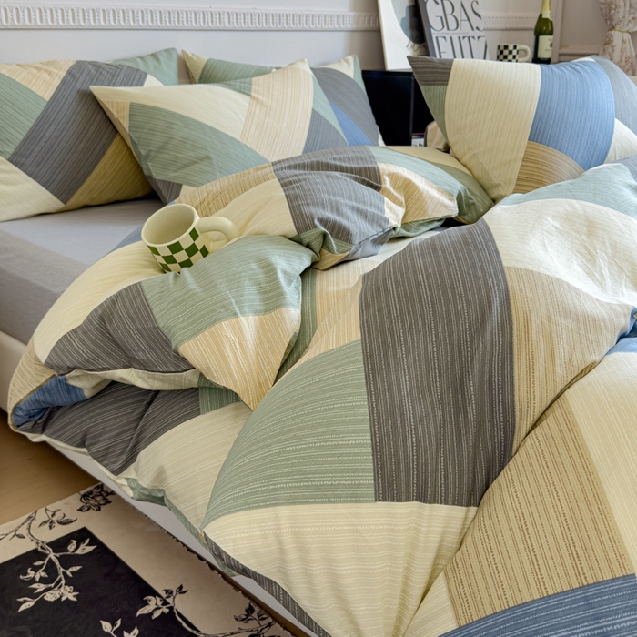 91家纺网 家纺一手货源 找家纺 （总）耀悦家纺 2025新款13070全棉印花四件套