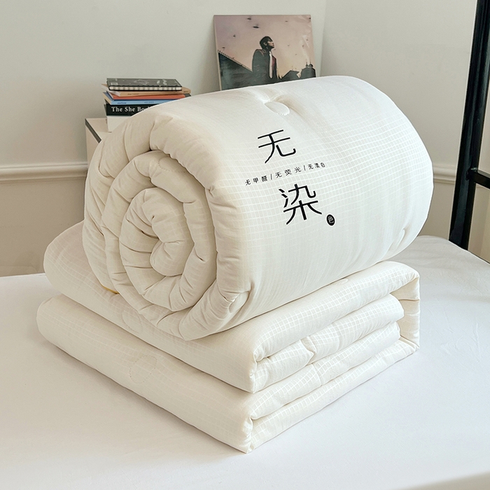 91家纺网 家纺一手货源 找家纺 （总）锦润家纺 2025新款华夫格无污染大豆被学生被