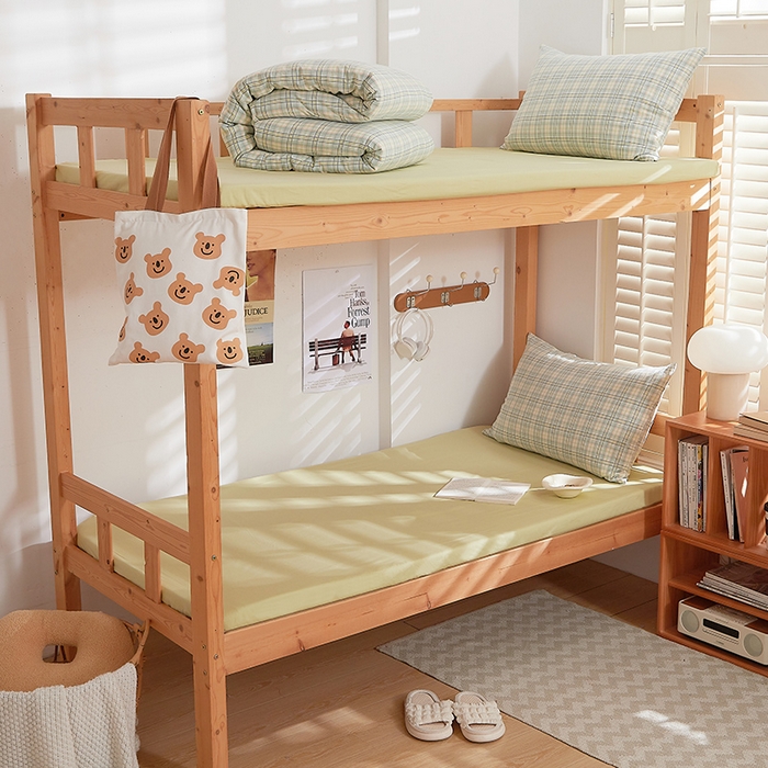 91家纺网 家纺一手货源 找家纺 DoDo 兜兜 2025新款全棉纯棉水洗棉学生三件套【可定做尺寸】    星空-绿