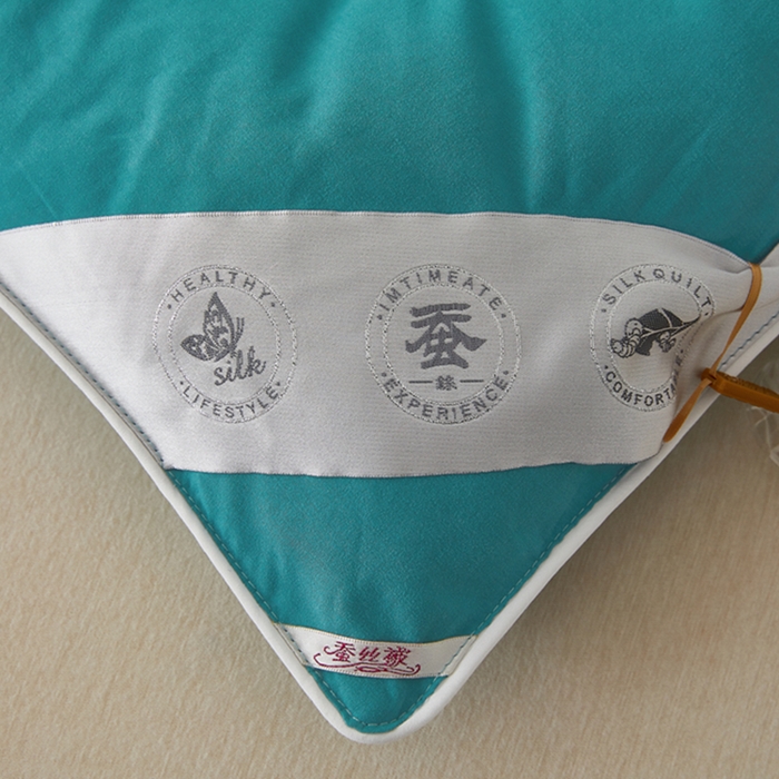 91家纺网 家纺一手货源 找家纺 喜糯糯 2025年新款春秋蛋白棉加厚款被子被芯四季被子被芯直播供货 松石绿