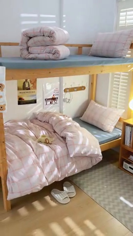 91家纺网 家纺一手货源 找家纺 DoDo 兜兜 2025新款全棉纯棉水洗棉学生三件套【可定做尺寸】    春野