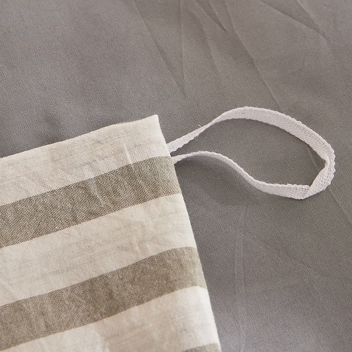 91家纺网 家纺一手货源 找家纺 DoDo 兜兜 2025新款全棉纯棉水洗棉四件套【可定做尺寸】 北辰-灰