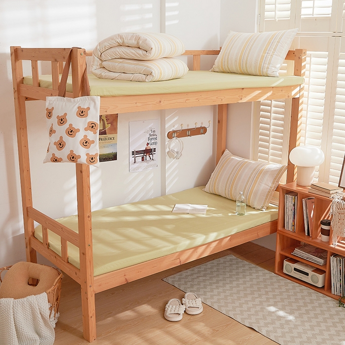 91家纺网 家纺一手货源 找家纺 DoDo 兜兜 2025新款全棉纯棉水洗棉学生三件套【可定做尺寸】    米拉-黄