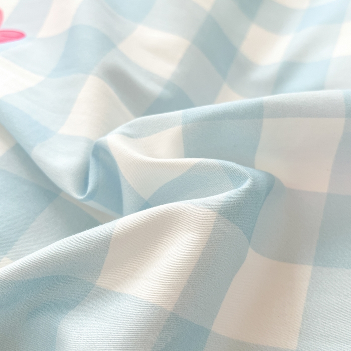 91家纺网 家纺一手货源 找家纺 暮思家居 2025新款三丽鸥授权全棉少女印花系列学生宿舍三件套四件套 乖巧KT