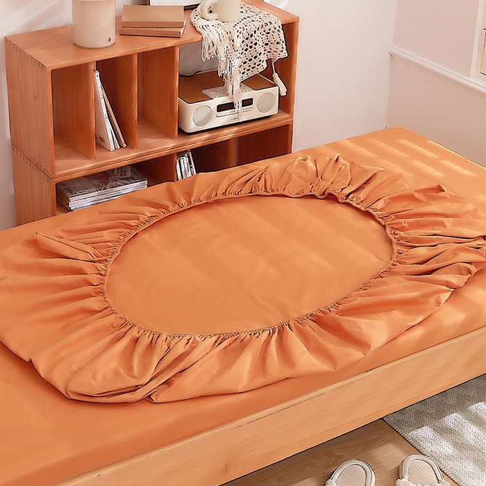 91家纺网 家纺一手货源 找家纺 DoDo 兜兜 2025新款全棉纯棉水洗棉学生三件套【可定做尺寸】    北辰-桔