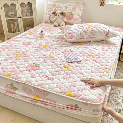 91家纺网 家纺一手货源 找家纺 （总）九亭家纺 2025新款A类全棉夹棉防水床笠