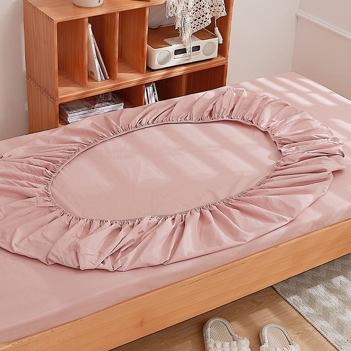 91家纺网 家纺一手货源 找家纺 DoDo 兜兜 2025新款全棉纯棉水洗棉学生三件套【可定做尺寸】    曼达-粉