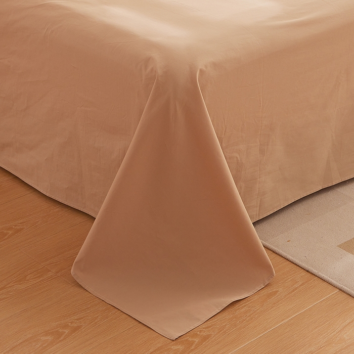 91家纺网 家纺一手货源 找家纺 DoDo 兜兜 2025新款全棉纯棉水洗棉四件套【可定做尺寸】 里威-深咖