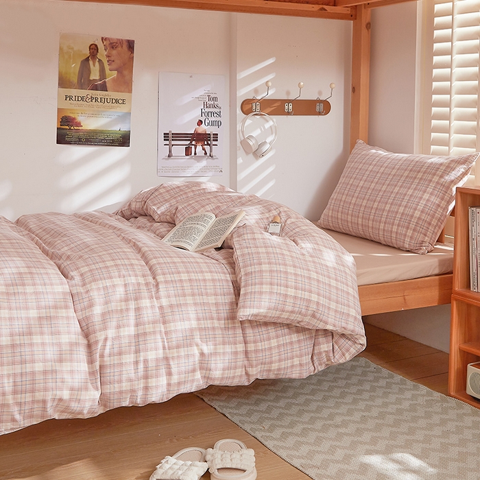 91家纺网 家纺一手货源 找家纺 DoDo 兜兜 2025新款全棉纯棉水洗棉学生三件套【可定做尺寸】    星空-咖