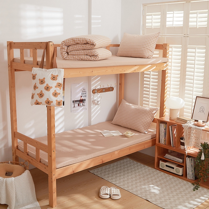 91家纺网 家纺一手货源 找家纺 DoDo 兜兜 2025新款全棉纯棉水洗棉学生三件套【可定做尺寸】    米雅-黄