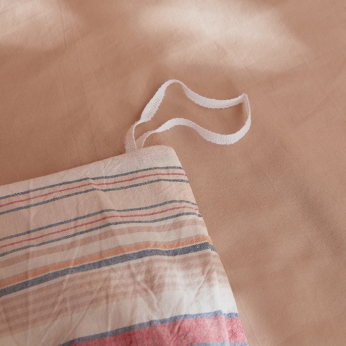 91家纺网 家纺一手货源 找家纺 DoDo 兜兜 2025新款全棉纯棉水洗棉学生三件套【可定做尺寸】    米拉-棕