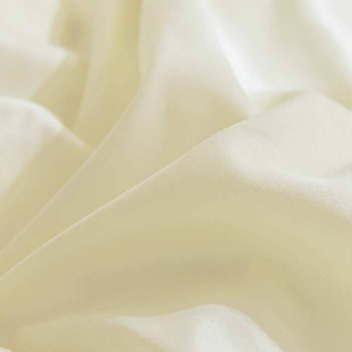 91家纺网 家纺一手货源 找家纺 涵宸家纺 2025新款全棉拼色纯色宿舍套件-米兰 米兰（奶白+浅黄）