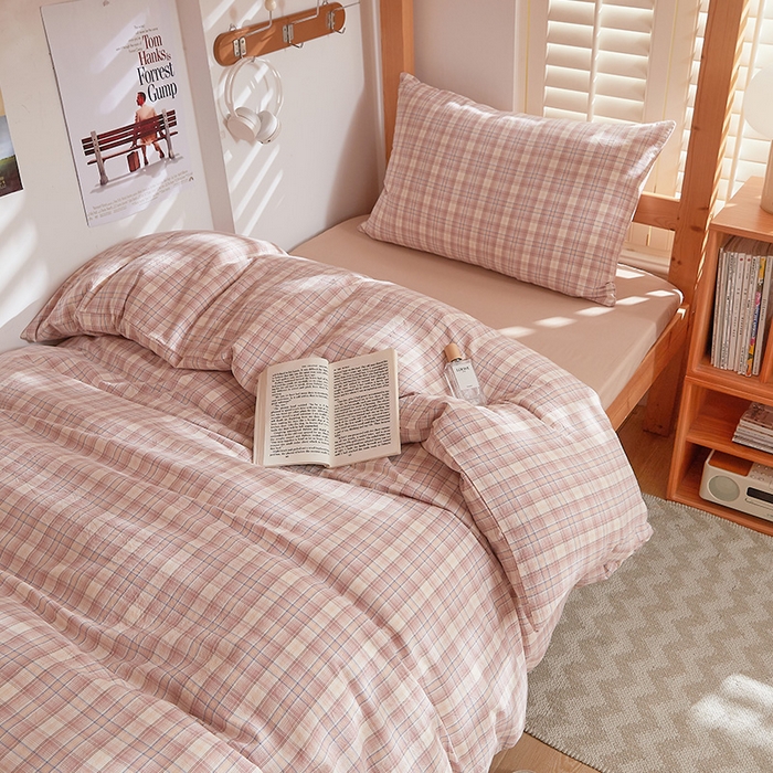 91家纺网 家纺一手货源 找家纺 DoDo 兜兜 2025新款全棉纯棉水洗棉学生三件套【可定做尺寸】    星空-咖