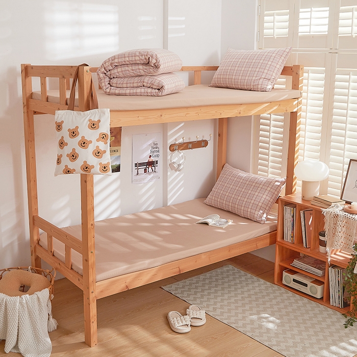 91家纺网 家纺一手货源 找家纺 DoDo 兜兜 2025新款全棉纯棉水洗棉学生三件套【可定做尺寸】    星空-咖