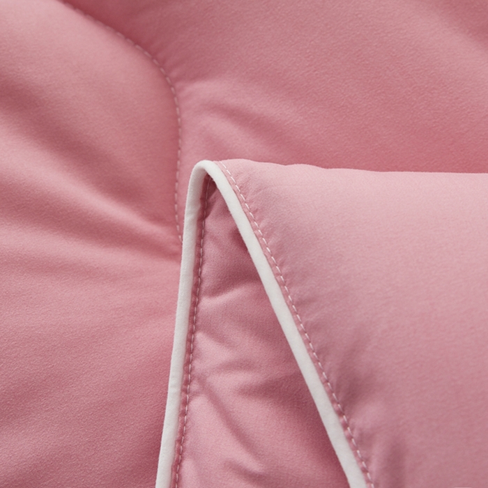 91家纺网 家纺一手货源 找家纺 喜糯糯 2025年新款春秋蛋白棉加厚款被子被芯四季被子被芯直播供货 豆沙